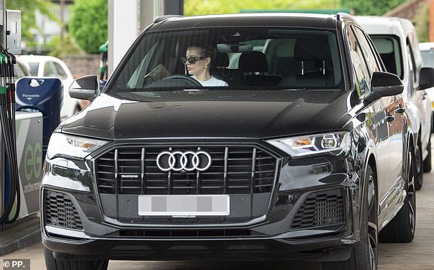 She's back behind the wheel after six months