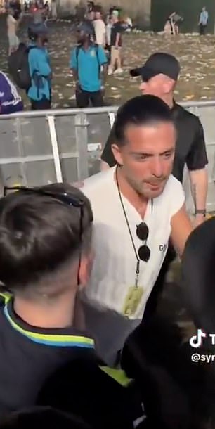Jack Grealish affirmed his love for Manchester City while chatting with fans following a gig on Friday