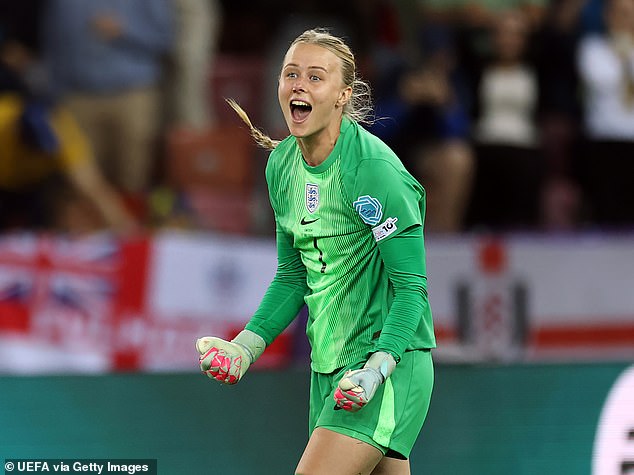 Chelsea goalkeeper Hampton saved two penalties in the shootout as England prevailed