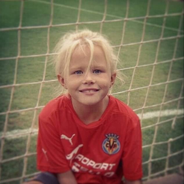 After moving to Spain aged five Hampton was scouted by Villarreal and played as a striker