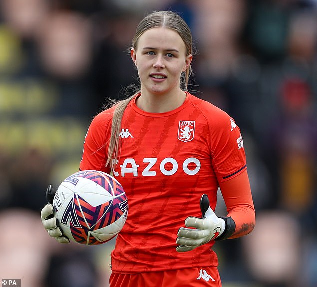 After Hampton joining Aston Villa, manager Carla Ward was full of praise for the goalkeeper