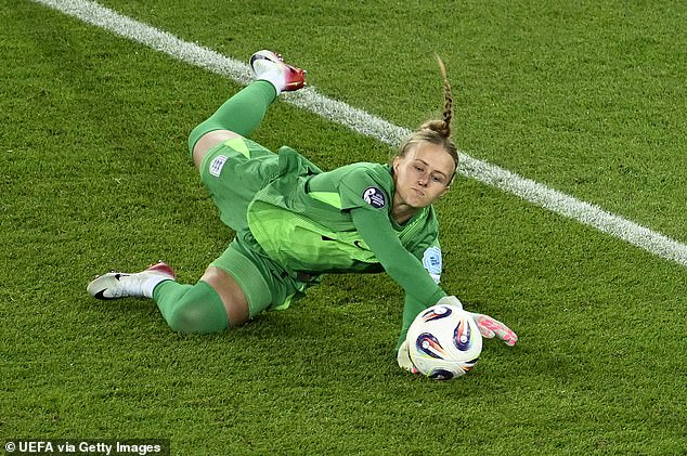On Thursday night Hampton had the game of her life as England overcame Sweden