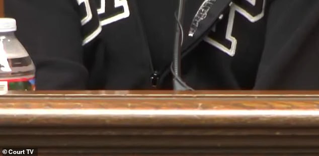 Fatima under cross-examination on Wednesday. The judge ruled that though she is now 18, she couldn't be filmed while giving evidence as she was 17 during the incident