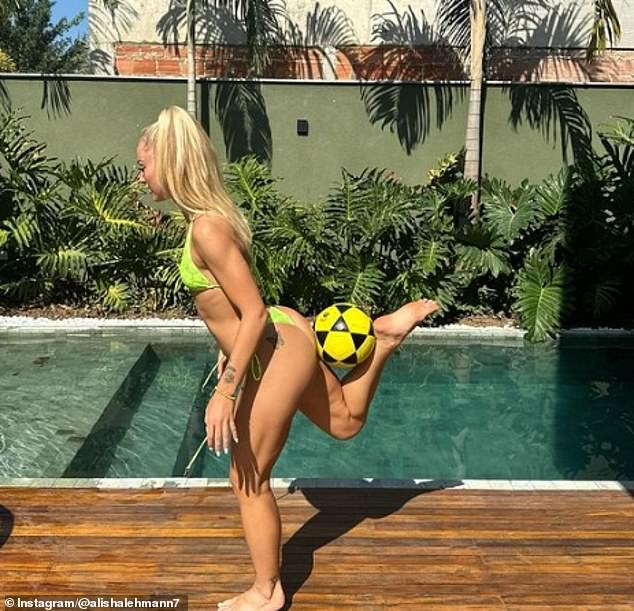 After spells at the prestigious football clubs, the forward found fame not just for her skills on the ball, but her striking appearance and confident social media presence