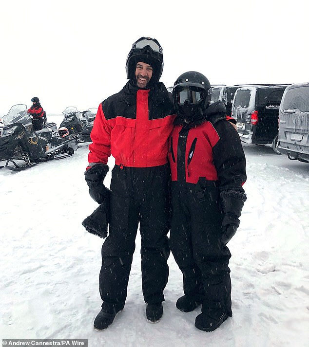 The surgeon crashed after a pause in the journey during which his guide had changed the drive mode so that the doctor's snowmobile could hit higher speeds