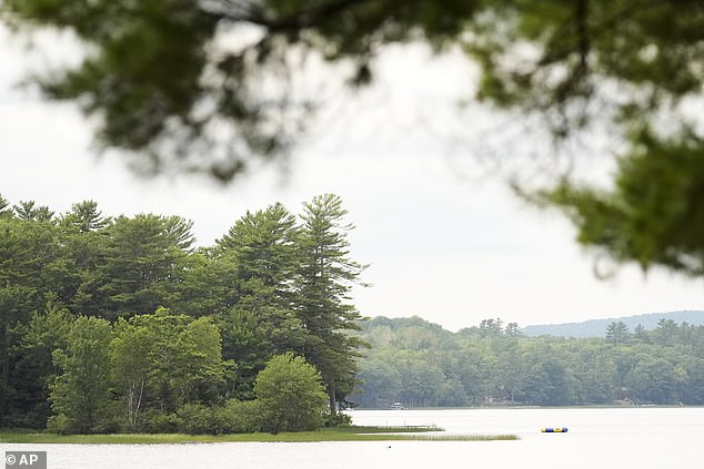 Stewart's remains were found along the southeast shore of 100 Acre Island, a nature preserve in the middle of the pond
