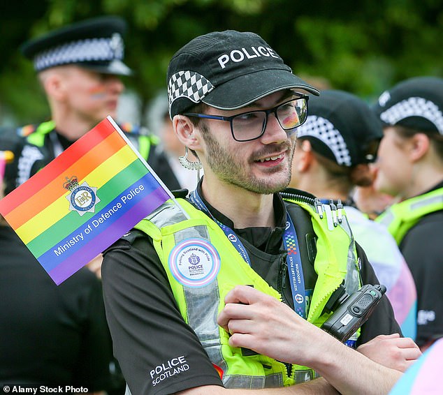 Officers are not allowed to wear uniform in today's Pride march in Glasgow