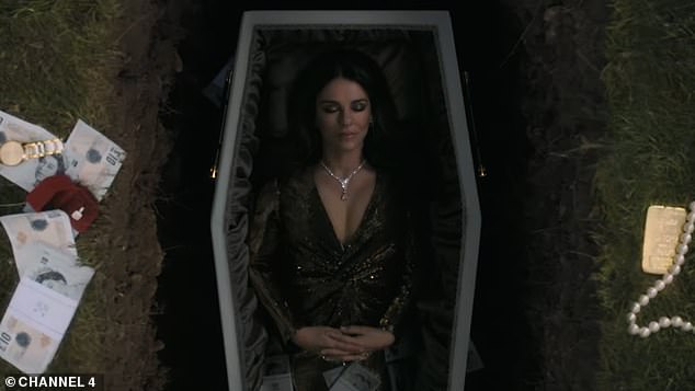 The series sees thirteen strangers summoned to a grand stately home and battle for part of the fortune left in the will of The Deceased, a glamorous benefactor played by Elizabeth