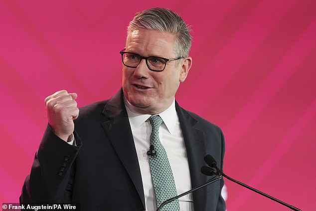The actor  slammed the leader of the Labour party (pictured) and said the country should be run by 'real working class people' not 'middle-class pretenders'