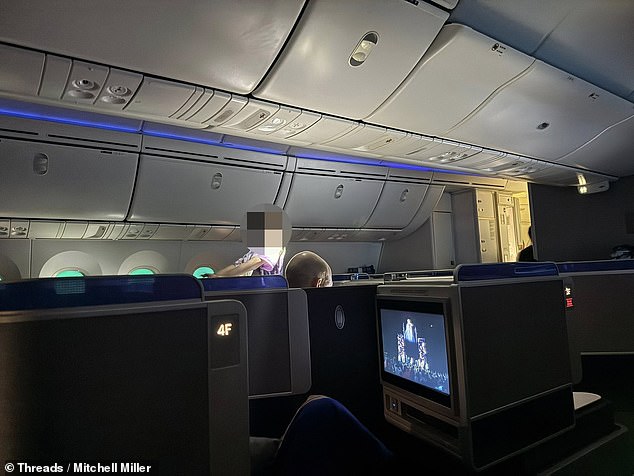 The post prompted debate online, with some arguing that kids shouldn't even be allowed in business class