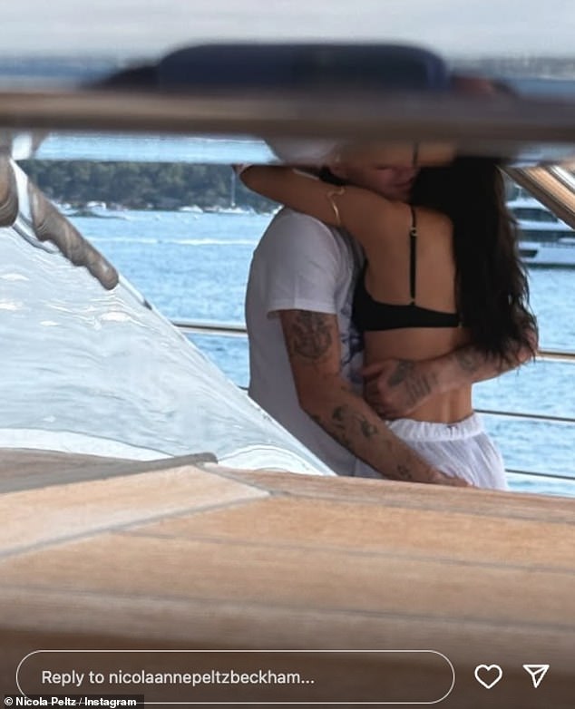 The heiress took to her Instagram Stories with snaps of the pair embracing during their sun-soaked getaway on board her billionaire father's yacht in St Tropez