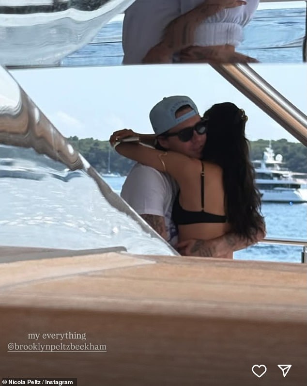 It comes after Nicola doubled down amid her and husband Brooklyn Beckham's feud with his family as she declared him 'her everything' on Wednesday