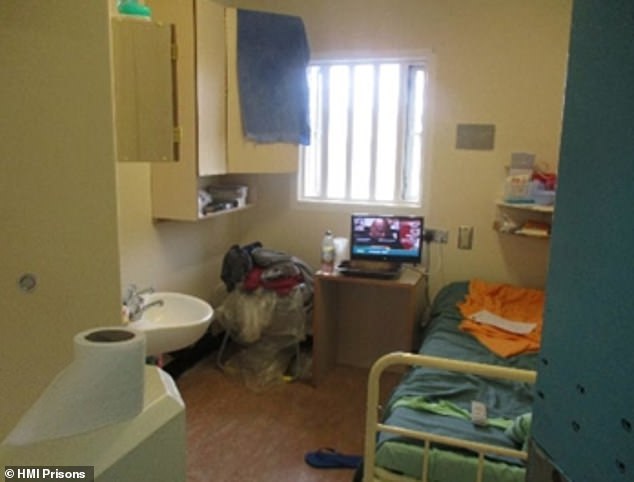 A cell inside HMP Long Lartin, where Woodford was last known to be located