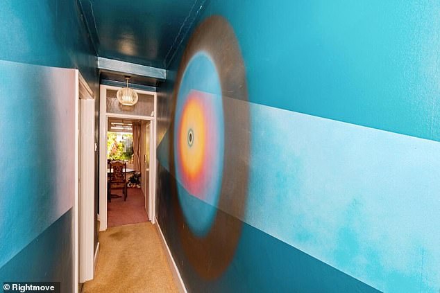 Artist Natalie Tate completed the unusual design in 1979 and it has adorned the walls of the 'character' property ever since