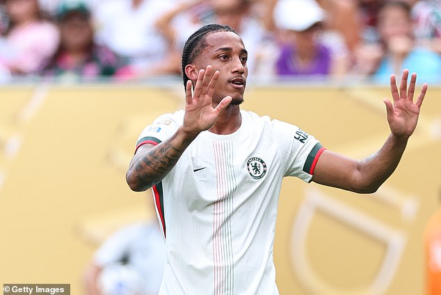 After both his goals against Fluminense Joao Pedro was quick to hold his hands up in apology