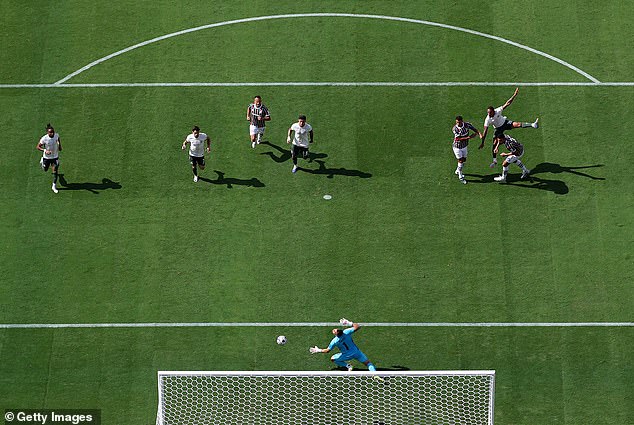 He was twice on the scoresheet as Chelsea bulldozed past his former club Fluminense
