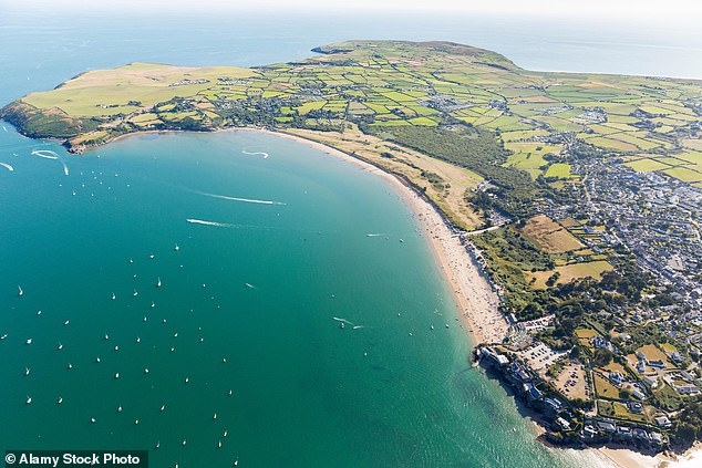 Increased demand for beach huts in areas such as Abersoch (pictured) is understood to be driving up the extortionate prices of the hut. In 2024 alone, the price of beach huts increased by 7.9 per cent