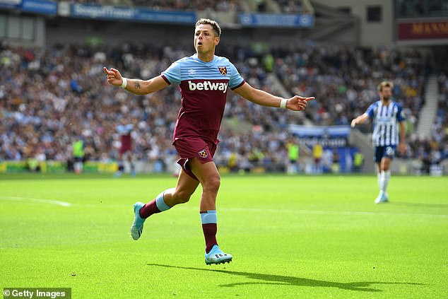 He has scored 52 times in 109 appearances for West Ham when he joined the London club