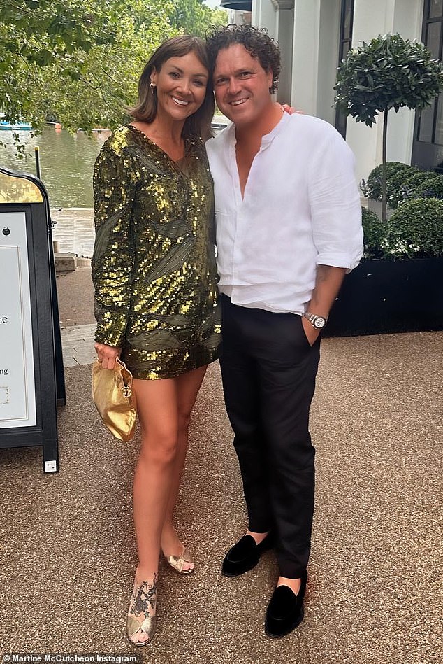 Martine revealed in August that her husband Jack had left her after 18 years together - days after she wrote a heartfelt birthday tribute for him