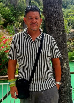 Chris (pictured) and Natasha now face having to pay a further £10,000 in legal fees to try to evict them
