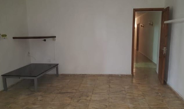 While they face a long wait to move into their dream home in Mallorca, the couple are renting a tiny flat on the island for them and the 47 cats they have adopted while living there