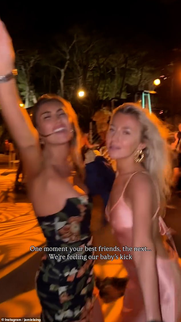 The heartfelt clip, set to Goo Goo Dolls hit Iris, sees Sophie larking around with friends pre-baby as her husband took a trip down memory lane