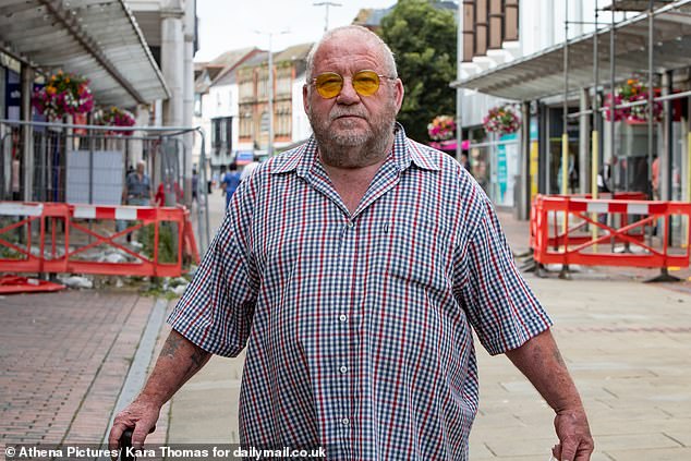 Arwyn Owens, 75, (pictured) said the town is a shadow of its former self and he's become disillusioned with the Lbaour government for not improving it and will now vote Reform