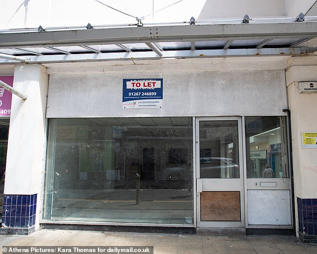 Another empty shop to let along Stepney street in a town more full of banks and betting shops than thriving businesses