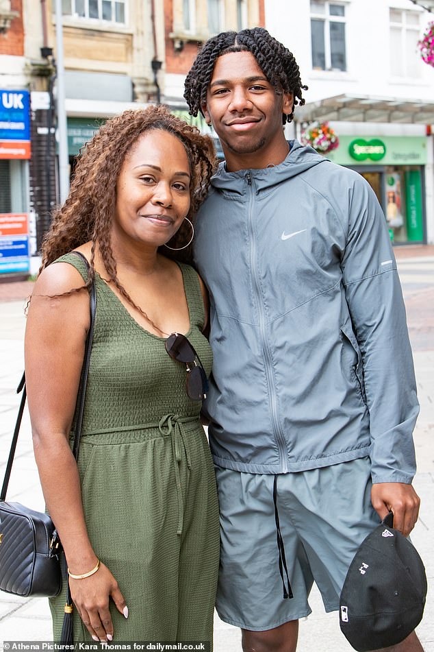 Daniel Philitonga, 16, and his mother Gina (pictured) said there was nothing to do in the town and Ms Philitonga confessed she wouldn't like her young daughter to walk around by herself