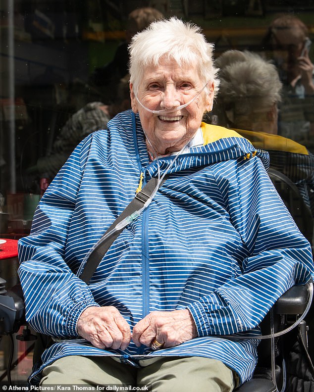 Grandmother Erma, 81, (pictured) remembers leaving her children outside to play while she shopped in the indoor market but couldn't imagine doing that now because it's not safe