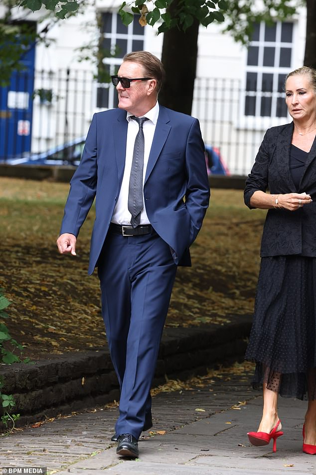 Phil Tufnell was among a raft of sports stars who gathered at St Mary Redcliffe church in Bristol