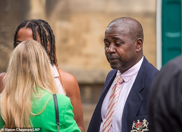 Mark Alleyne, who played with Lawrence with England, was there to pay tribute to his late friend