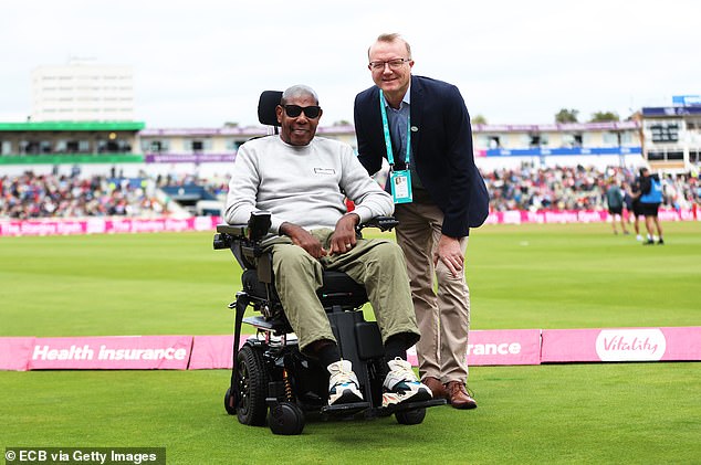 Lawrence, a former England bowler, was diagnosed with motor neurone disease last year