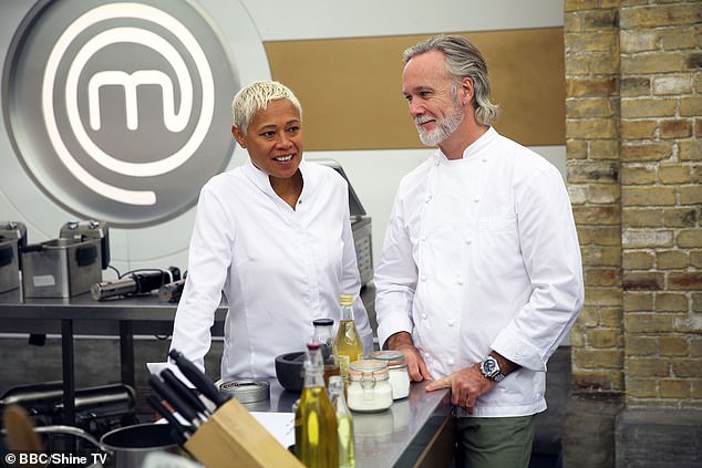 The restaurant was relaunched as The Gilbert Scott and run by British celebrity chef and MasterChef: The Professionals judge Marcus Wareing (pictured) until the pandemic