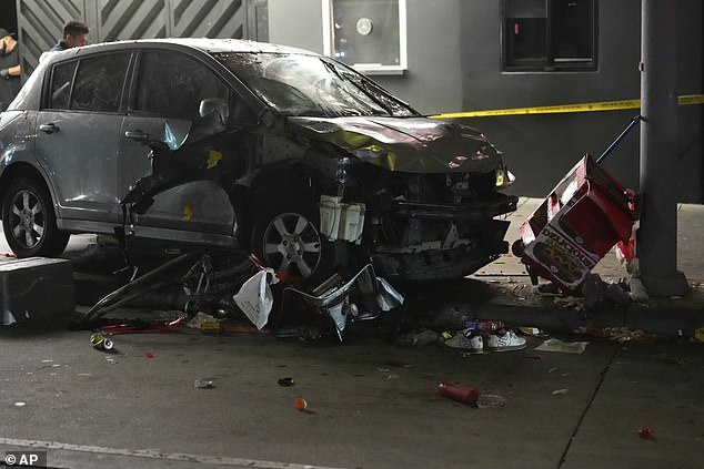 At least 31 people were injured when the driver, who has not been identified, drove into clubgoers in chaotic scenes outside The Vermont nightclub in East Hollywood at around 2am on Friday night