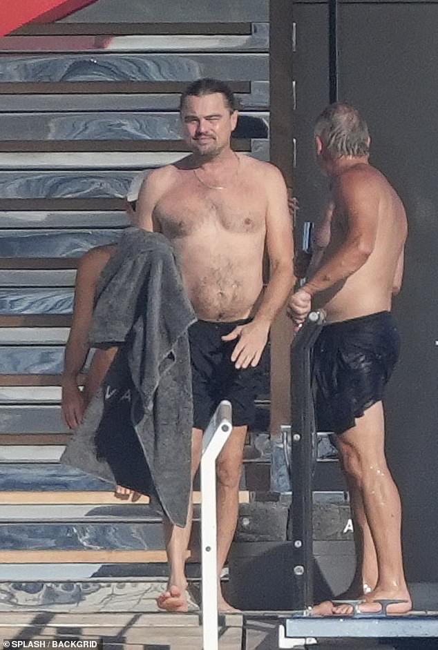 Leo's annual trip to France came just a few days after he was in south London attending Wimbledon