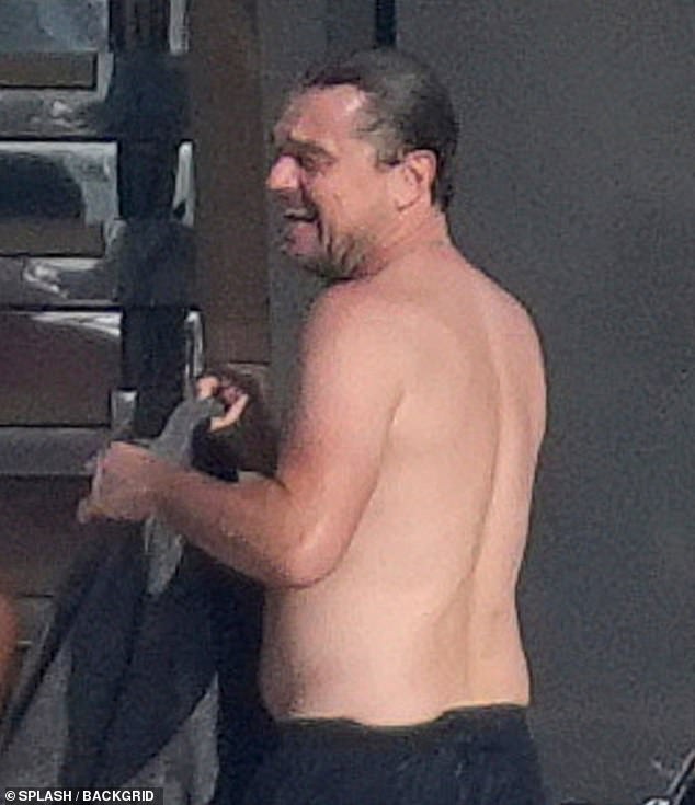 The actor appeared to have a blast during his yacht adventure
