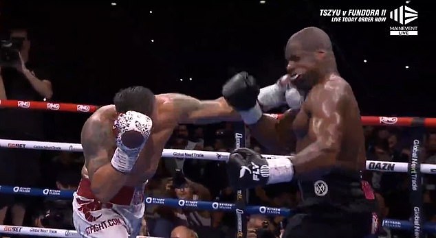 The Ukrainian exploded in the fifth round, flooring 27-year-old with a slick left hand