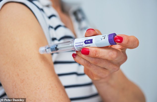 The Government has committed to an anti-obesity strategy which includes public health campaigns, the expansion of NHS services for weight management – including making weight loss jabs Mounjaro and Wegovy more accessible (Stock photo)