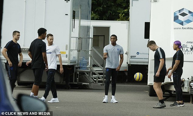 Much of the action will take place in the grounds of £75,000-a-year Harrow. Pictured: Behind-the-scenes cast photo