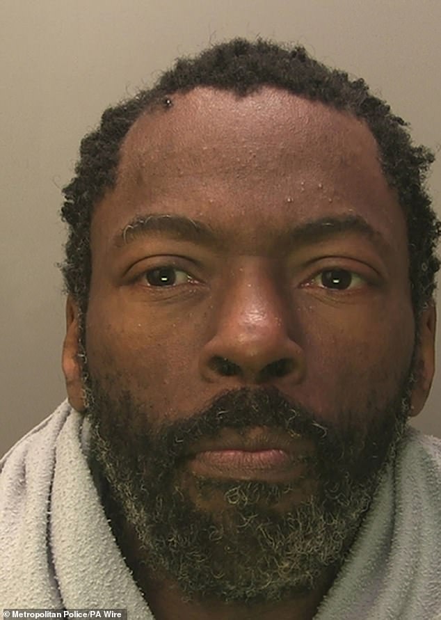 The ‘special person’ she found was violent rapist Gordon (pictured) and their children would be taken into care before newborn Victoria died in a freezing tent in early 2023, leading to their conviction for manslaughter at the Old Bailey last week