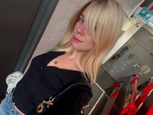 Socialite Jazzy de Lisser (pictured) recently made a dramatic change when she dyed her hair from her natural brunette to a bright blonde and now I think I know why