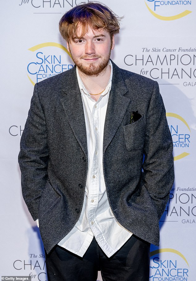 Now I can reveal she is dating actor Cooper Hoffman (pictured in 2023), son of the late Philip Seymour Hoffman