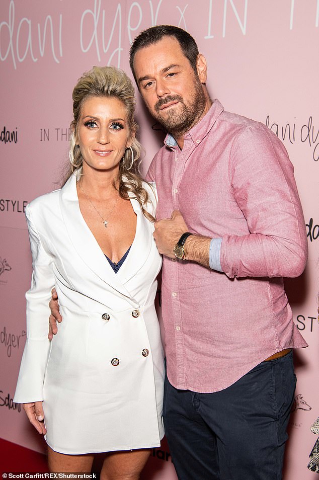 Away from the cameras, it is reported the duo are also planning to reunite on a more personal level, organising a double date with wives Joanne Mas and Hannah Walters (pictured Danny with Joanne in 2018)