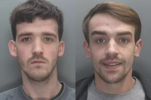 Callum Burrows (left) and his brother Jake run the Burrows Organised Crime Group, also known as the East Side Boys