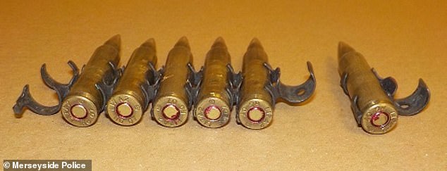 These guns and bullets were all recovered as part of Operation Bombay, run by Merseyside Police