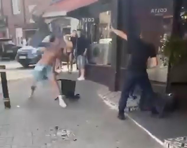 Last month a terrifying incident occurred in the town as a group of yobs attacked an Italian restaurant