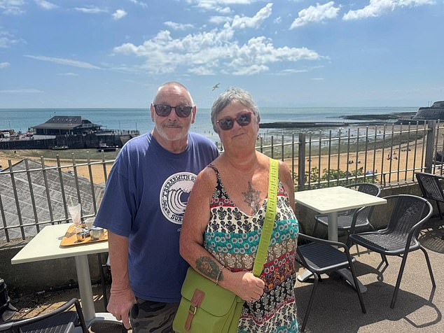 Liz and Graham Sage claim that the town is noticeably on edge these days