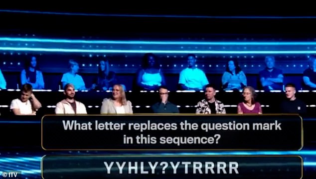 In a previous episode of the ITV show, hosted by Lee Mack , 11 contestants battled it out for the top spot during the final round of the competition