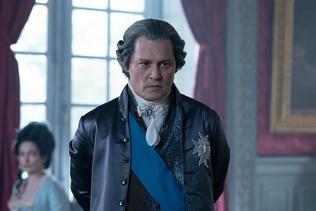 The world anticipated Johnny Depp's second coming when movie Jeanne du Barry dropped in 2023; but it fell flat, with critics branding it 'stale' (Pictured: The actor as King Louis XV of France in Jeanne Du Barry)